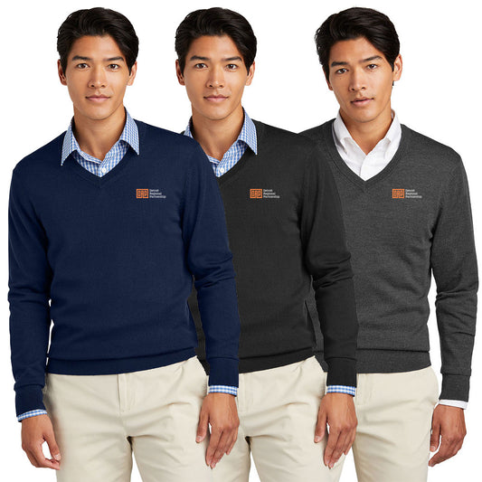 Brooks Brothers Washable Merino V-Neck Sweater